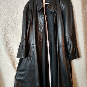 Women's full length trench coat